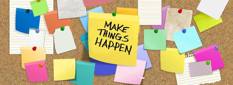 post-it make things happen